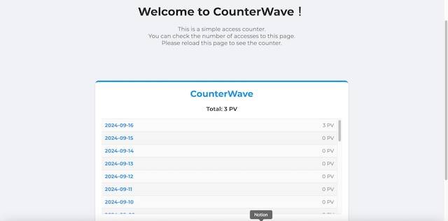 CounterWave: PHPとJavaScriptで自作アクセスカウンターを作成する方法