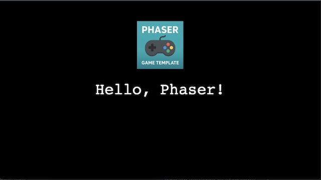 PhaserでWebゲームを開発するためのテンプレートを作成してみた！