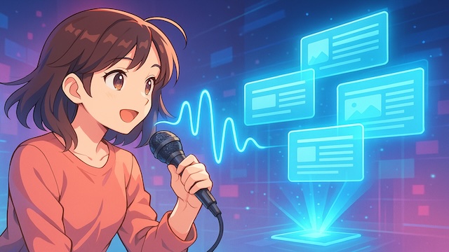 音声からブログ記事を自動生成！？新プロジェクト『VoiceStream』を開発開始！